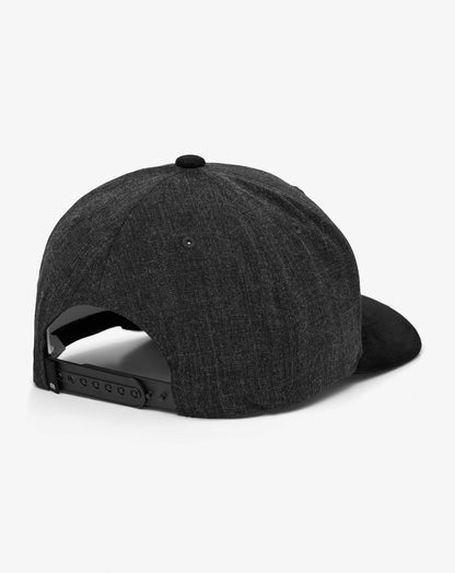 Burnley Rustic Road Snapback Hat Black | Travis Mathew