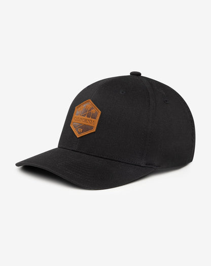 Kirby Cove Snapback Hat Black | Travis Mathew