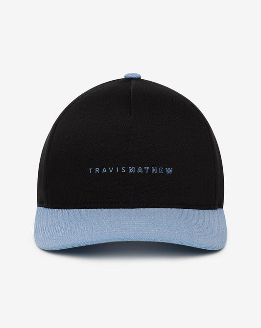 Main Port Snapback Hat Black | Travis Mathew