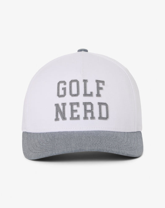 On Course Snapback Hat White | Travis Mathew