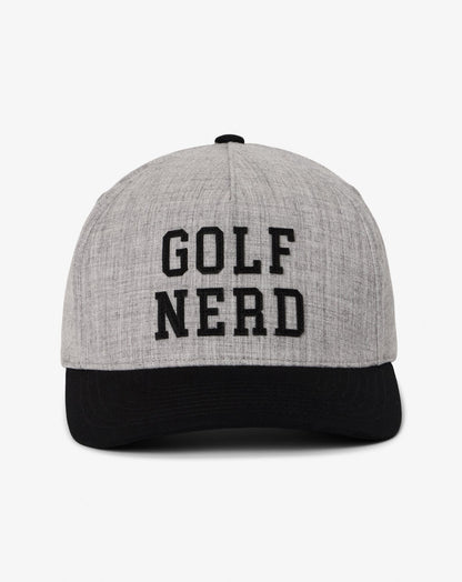 On Course Snapback Hat Heather Grey | Travis Mathew