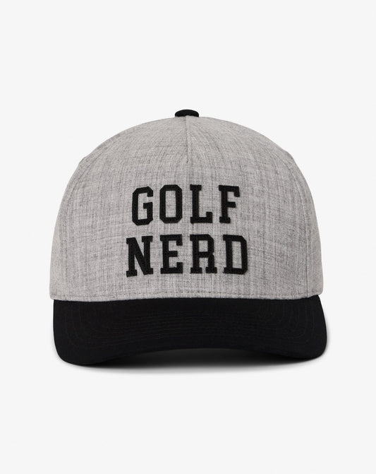 On Course Snapback Hat Heather Grey | Travis Mathew