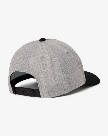 On Course Snapback Hat Heather Grey | Travis Mathew