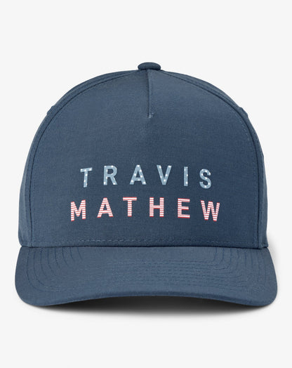 Firework Float Snapback Hat Total Eclipse | Travis Mathew
