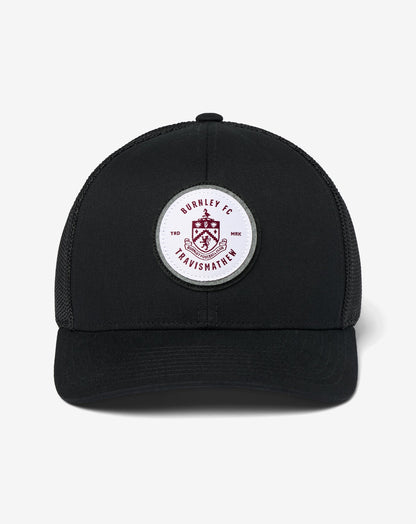 Burnley Shorthanded Snapback Hat Black | Travis Mathew