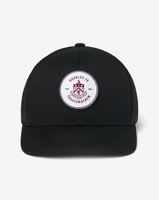 Burnley Shorthanded Snapback Hat Black | Travis Mathew