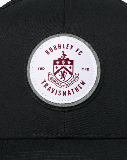 Burnley Shorthanded Snapback Hat Black | Travis Mathew