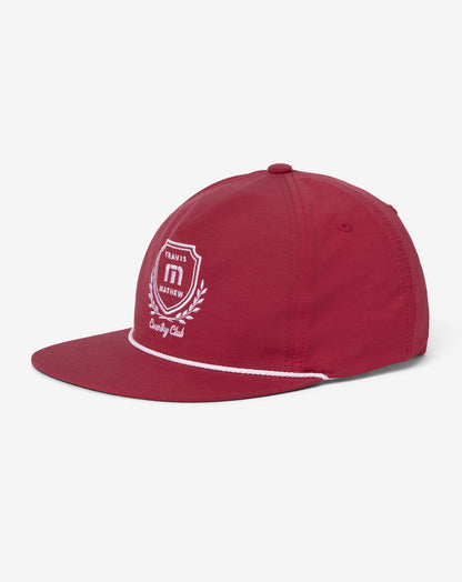 Local Favorite Snapback Hat Red | Travis Mathew