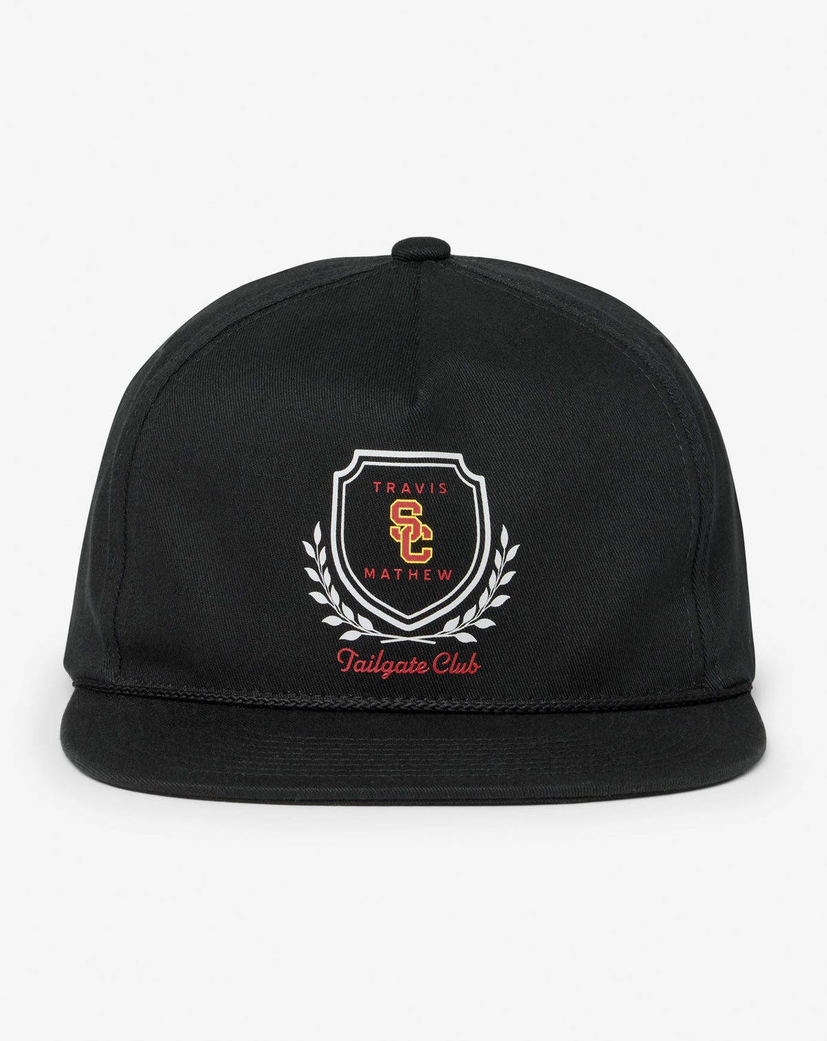 USC Stadium Hat Snapback Hat Black | Travis Mathew