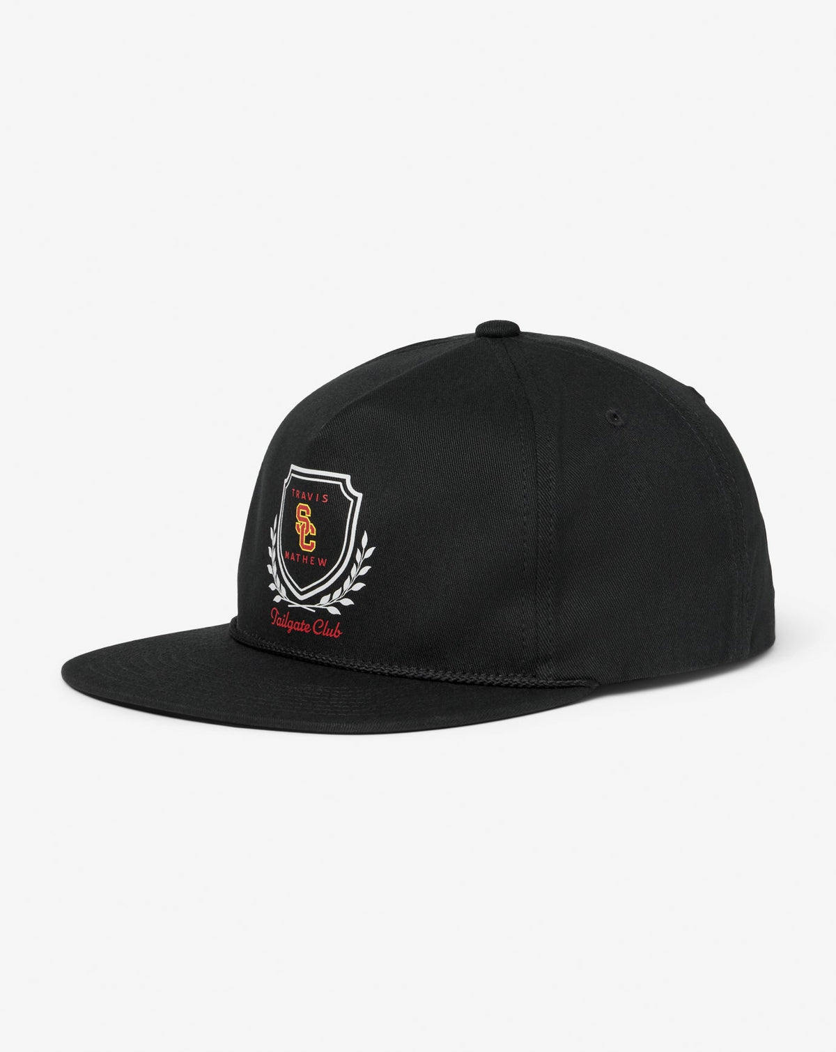 USC Stadium Hat Snapback Hat Black | Travis Mathew