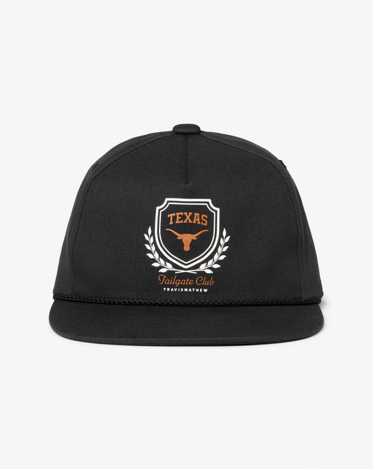 UT Austin Stadium Snapback Hat Black | Travis Mathew