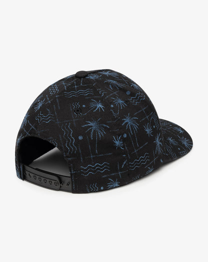 Dorsal Fin Snapback Hat Black | Travis Mathew