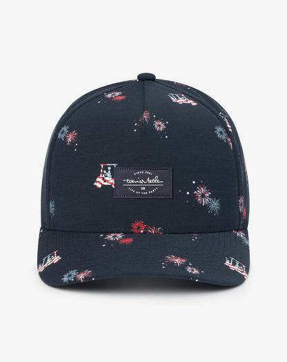 Parade Route Snapback Hat Total Eclipse | Travis Mathew