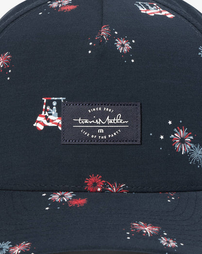 Parade Route Snapback Hat Total Eclipse | Travis Mathew
