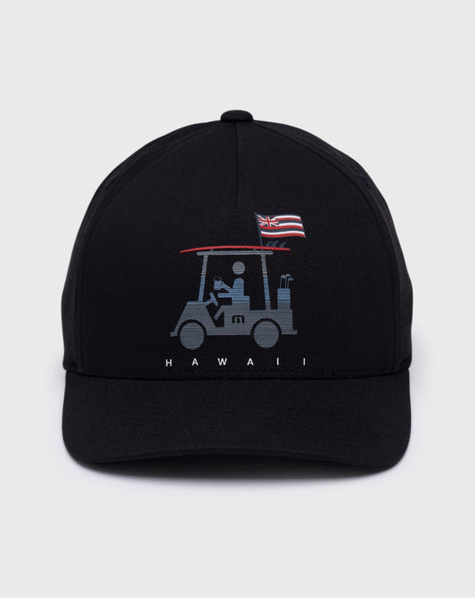 Northern Point Snapback Hat Black | Travis Mathew