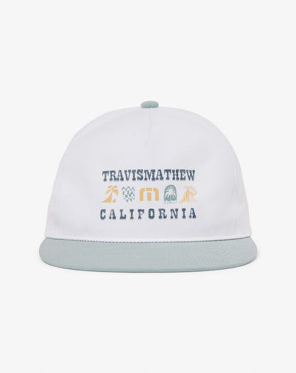 Sequoia Spirit Snapback Hat White | Travis Mathew