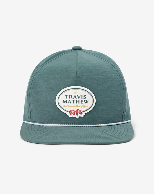 Patron Badge Snapback Hat Silver Pine | Travis Mathew