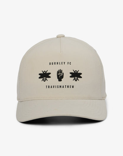 Burnley Run The Gamut Snapback Hat Moonbeam | Travis Mathew