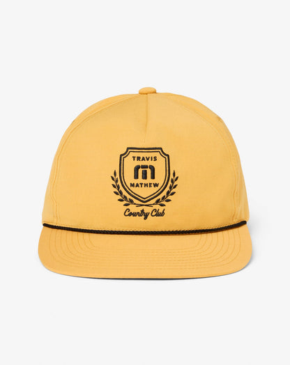 Local Favorite Snapback Hat Spruce Yellow | Travis Mathew