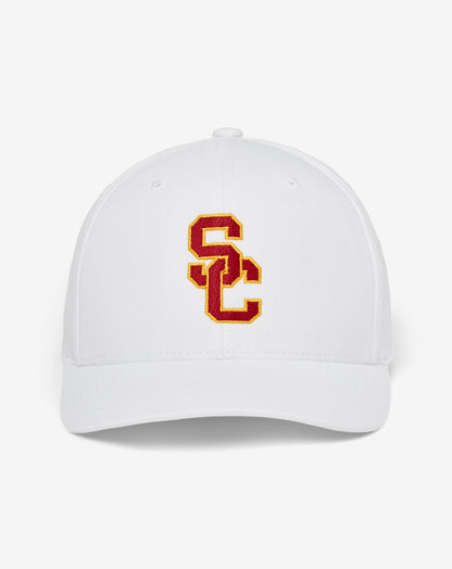 USC Eclipse Snapback Hat White | Travis Mathew