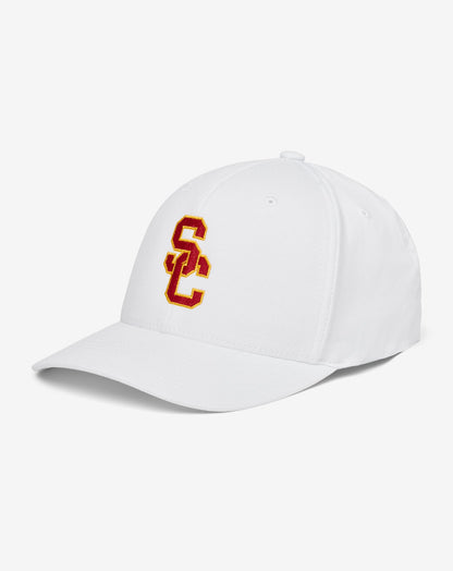 USC Eclipse Snapback Hat White | Travis Mathew