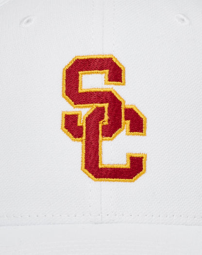 USC Eclipse Snapback Hat White | Travis Mathew