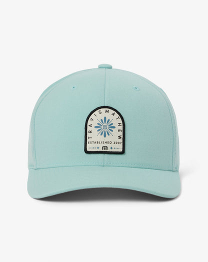 Loyalty Points Snapback Hat Eggshell Blue | Travis Mathew