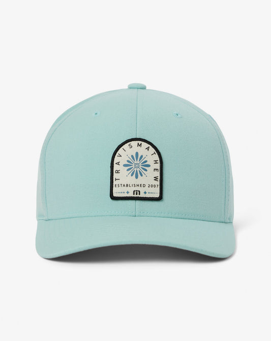 Loyalty Points Snapback Hat Eggshell Blue | Travis Mathew
