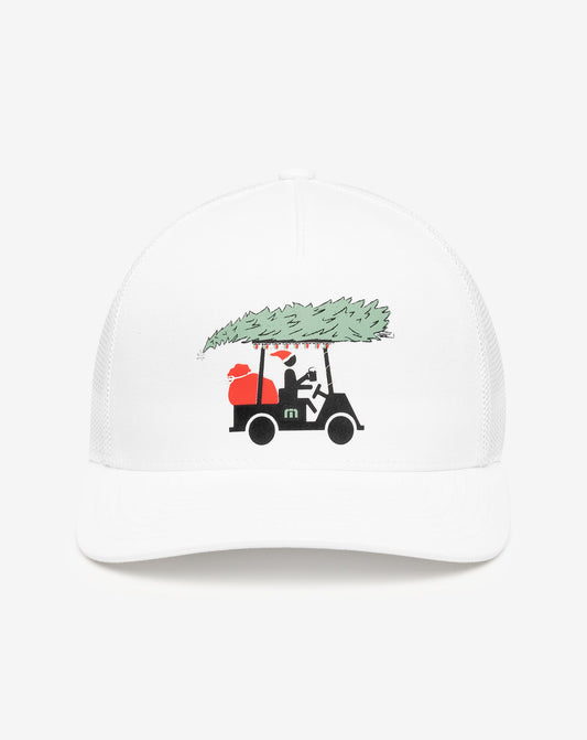 Bag Of Gifts Snapback Hat White | Travis Mathew