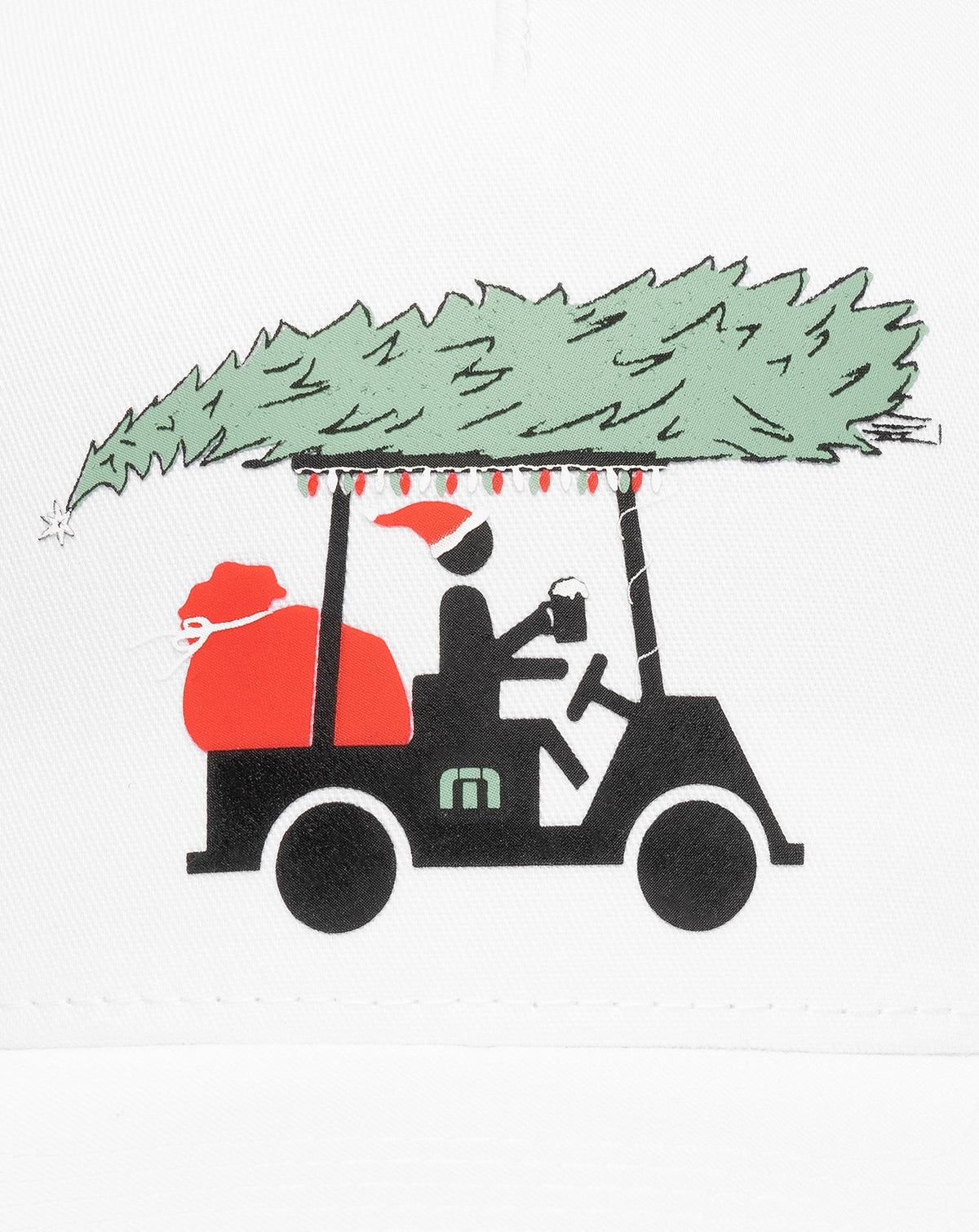 Bag Of Gifts Snapback Hat White | Travis Mathew