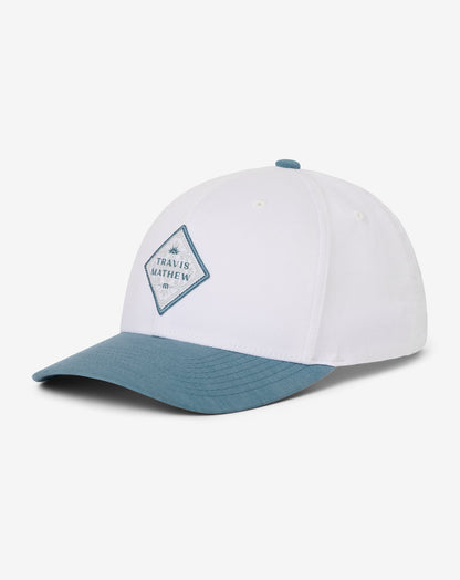 Base Fare Snapback Hat White | Travis Mathew