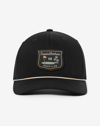 Beach Club Snapback Hat Black | Travis Mathew
