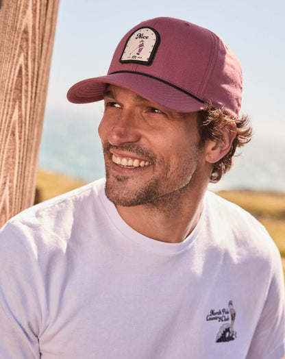 Claus A Scene Snapback Hat Roan Rouge | Travis Mathew