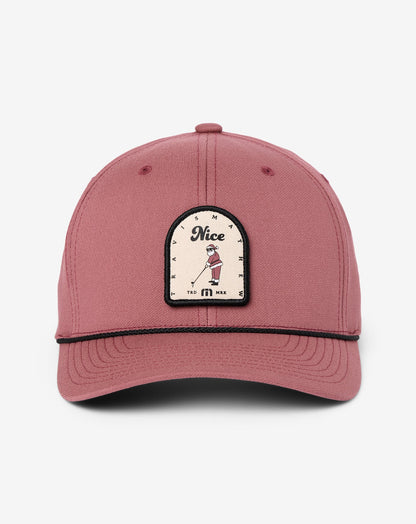 Claus A Scene Snapback Hat Roan Rouge | Travis Mathew