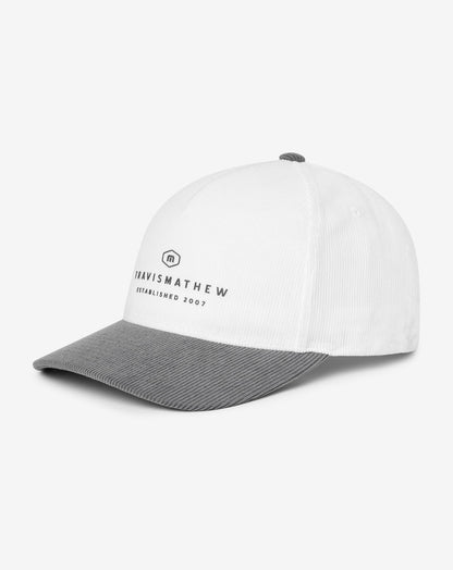 Bike Tour Snapback Hat White | Travis Mathew
