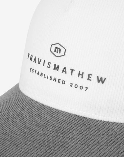 Bike Tour Snapback Hat White | Travis Mathew