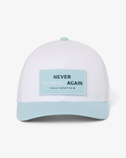 Full Send Feb Snapback Hat White | Travis Mathew