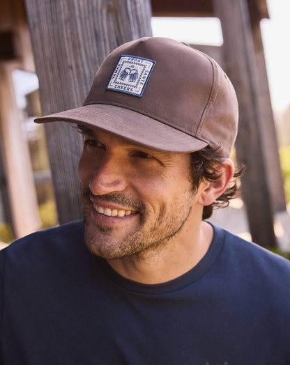 Cheers Snapback Hat Chocolate Brown | Travis Mathew