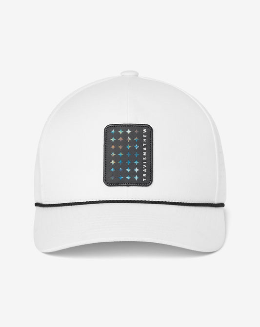 Welcome Tour Snapback Hat White | Travis Mathew