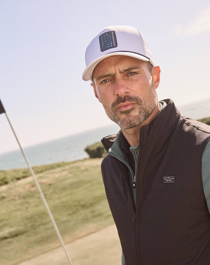 Welcome Tour Snapback Hat White | Travis Mathew