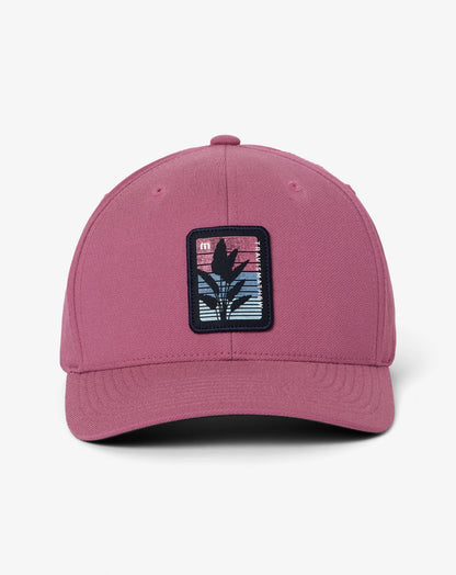No Schedule Snapback Hat Rose Wine | Travis Mathew