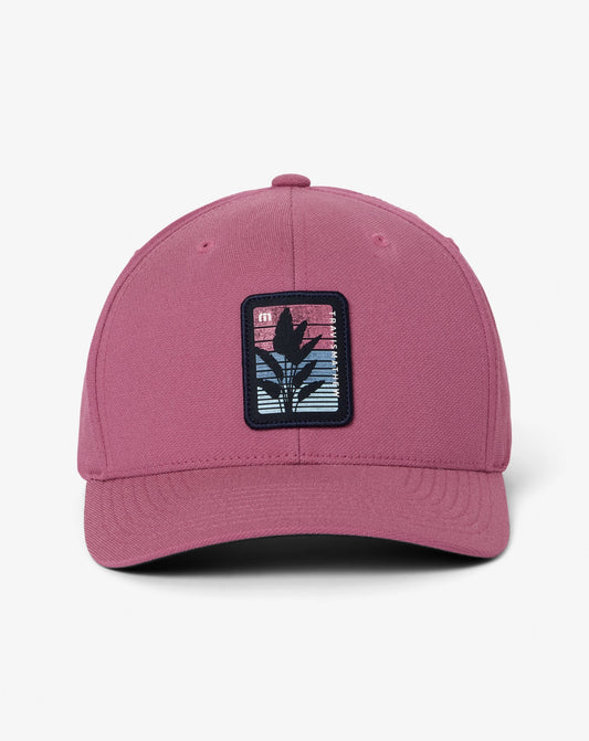 No Schedule Snapback Hat Rose Wine | Travis Mathew
