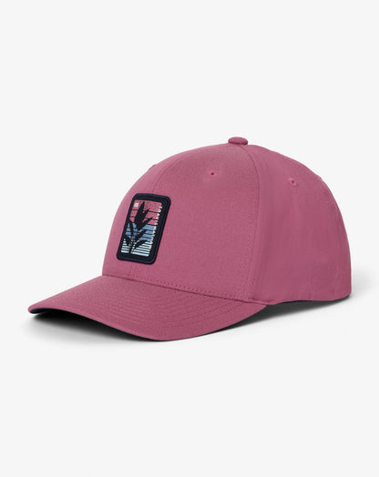 No Schedule Snapback Hat Rose Wine | Travis Mathew