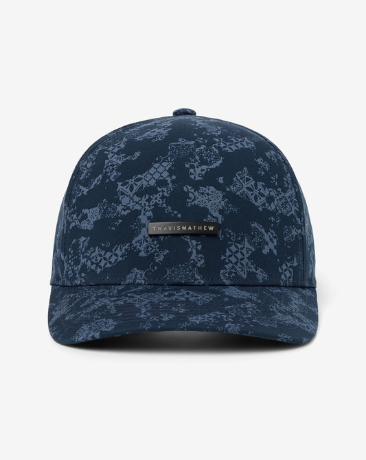 Underwater Canyon Snapback Hat Total Eclipse | Travis Mathew