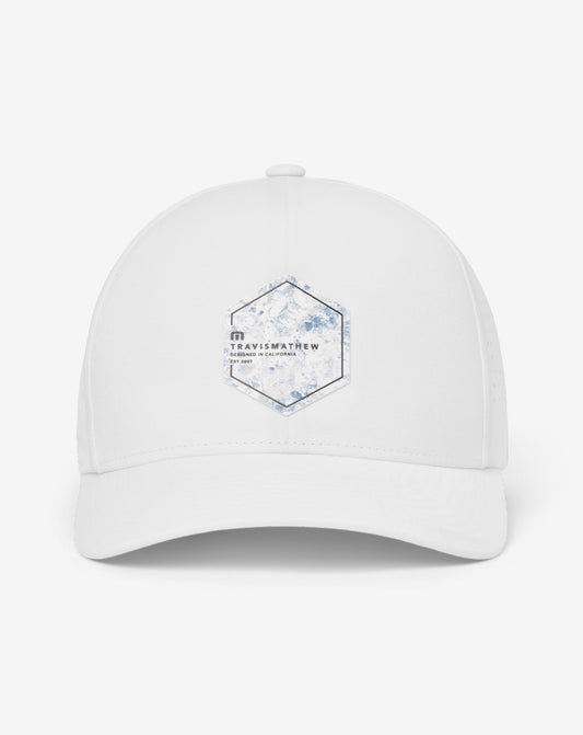 Ocean Vessel Snapback Hat White | Travis Mathew