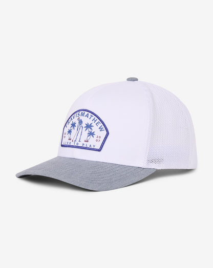 Dark Ages Snapback Hat White | Travis Mathew