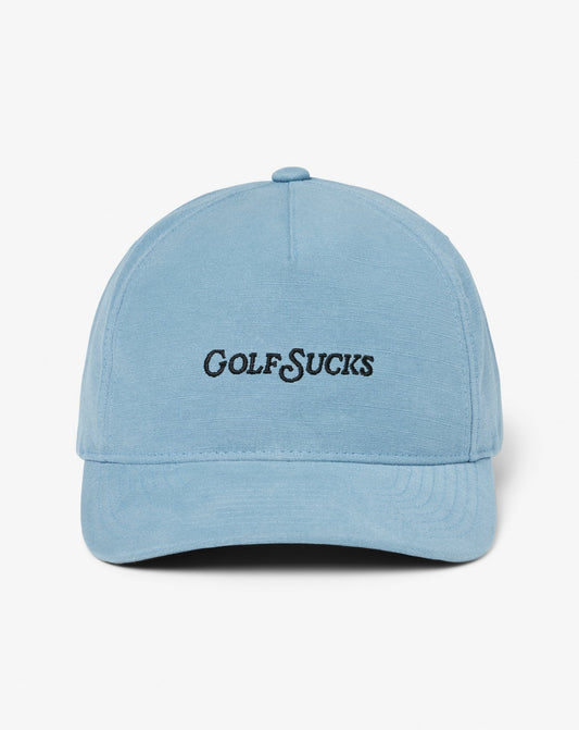 Golf Sucks Snapback Hat Copen Blue | Travis Mathew