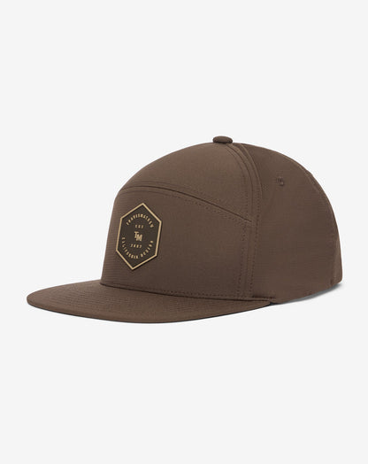 Forward Swing Snapback Hat Chocolate Brown | Travis Mathew
