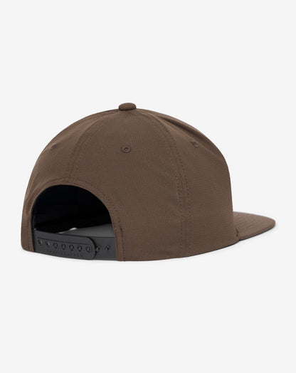 Forward Swing Snapback Hat Chocolate Brown | Travis Mathew