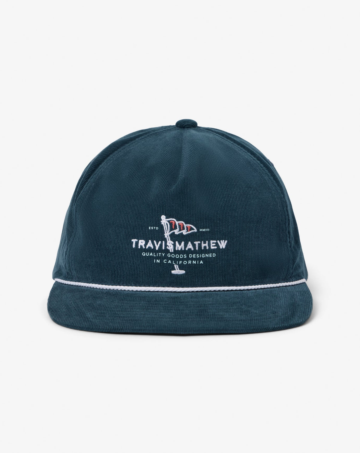 One For The Money Snapback Hat Mood Indigo/Vintage Indigo | Travis Mathew